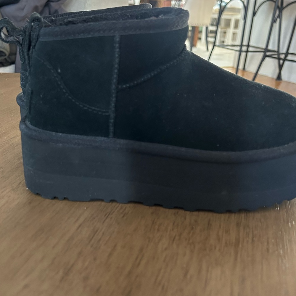 UGG Black Platform Shoes